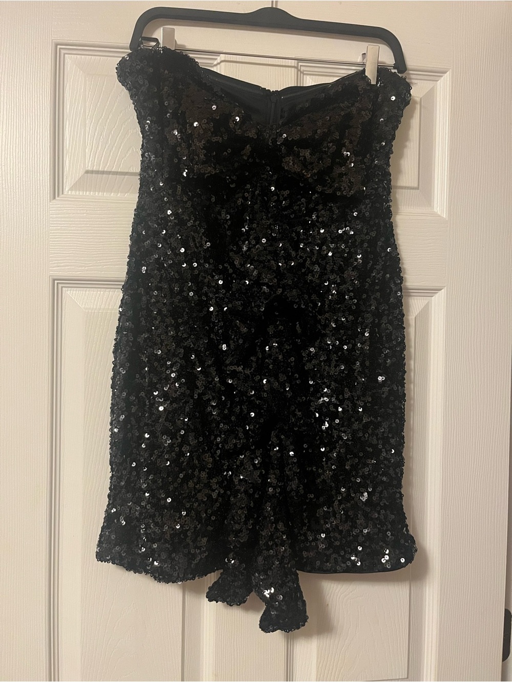 Forever 21 Plus Size Black Sequin Strapless Dress - Elegant Party Dress Size 1X